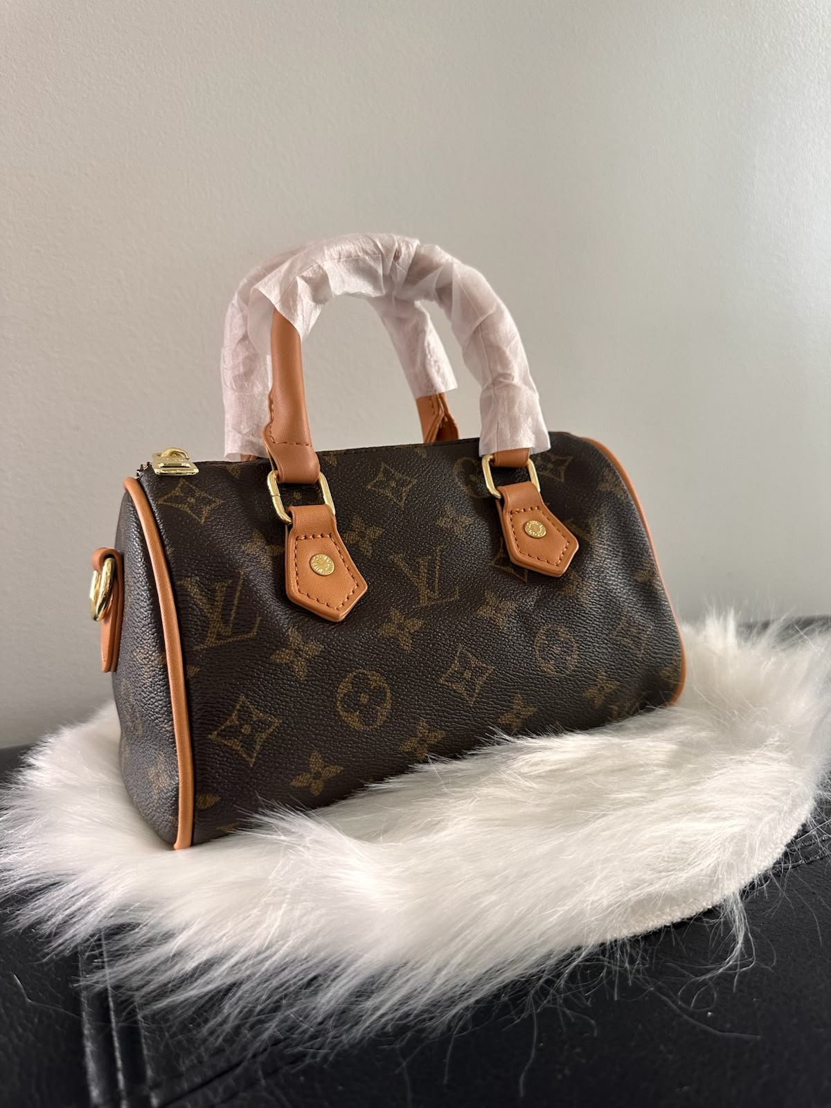 Sac à main Louis Vuitton Boston monogramme marron